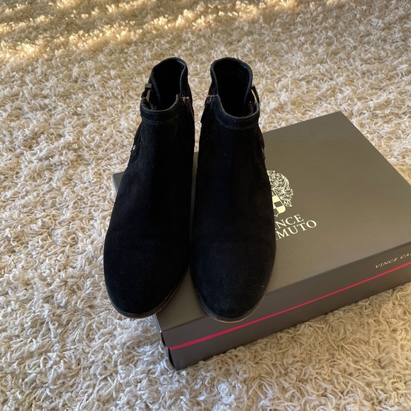 Vince Camuto Suede Ankle Boots - Picture 2 of 3